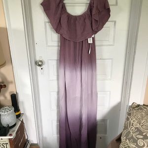 Gorgeous purple ombré maxi